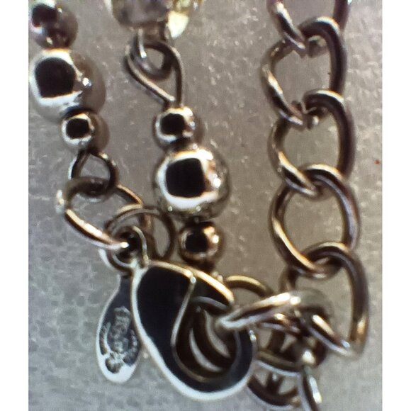 Crown Tafari  Glass Multicolor Beaded Necklace With Adjustable Chain & Lobster - Picture 8 of 8